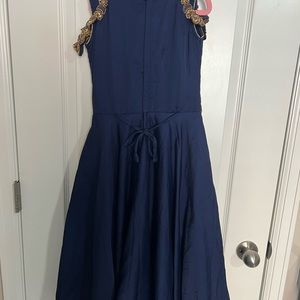 Blue India dress size 26. Should fit 6-7 yr old
